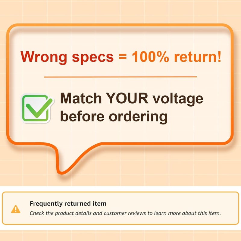 YeloDeer 2 Pcs Dual Voltage (110V-265V) 4-Wire Manual Electric Baseboard Heater Thermostat for Home - Image 5